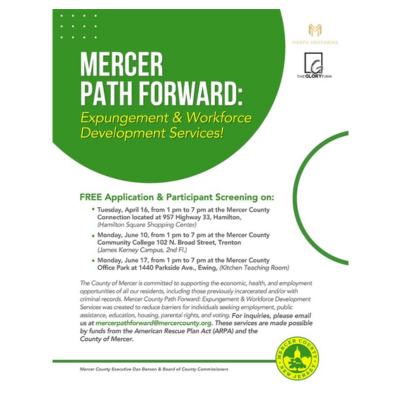 Mercer Path Forward: Expungement & Workforce Development Services!