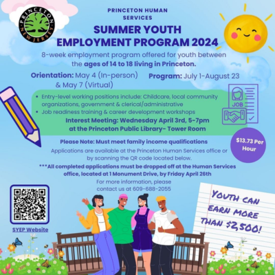 Summer Youth Employment Program Princeton