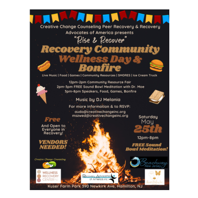 Rise & Recover - Recovery Community Wellness Day & Bonfire