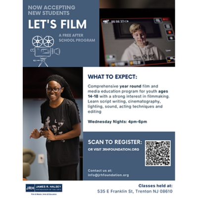 Let's Film Program - Now Accepting Students